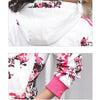 Fashion Girls Clothes Floral Zipper Kids Hoodies+Pants Kids Tracksuit Girls Sport Suit