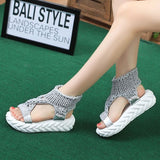 Women Sandals Shoes Sandals Platform Slippers Gladiator Bottom Women Shoes