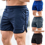 Men Running Shorts Jogging Bodybuilding Muscle Workout Training Sports Sportswear Fitness Exercise Gym Shorts Clothes