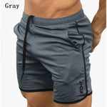 Men Running Shorts Jogging Bodybuilding Muscle Workout Training Sports Sportswear Fitness Exercise Gym Shorts Clothes