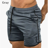 Men Running Shorts Jogging Bodybuilding Muscle Workout Training Sports Sportswear Fitness Exercise Gym Shorts Clothes