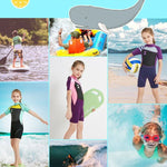 New Children's Warm Diving Suit Short-sleeved Sunscreen Snorkeling Suit Drifting Cold-proof Swimsuit